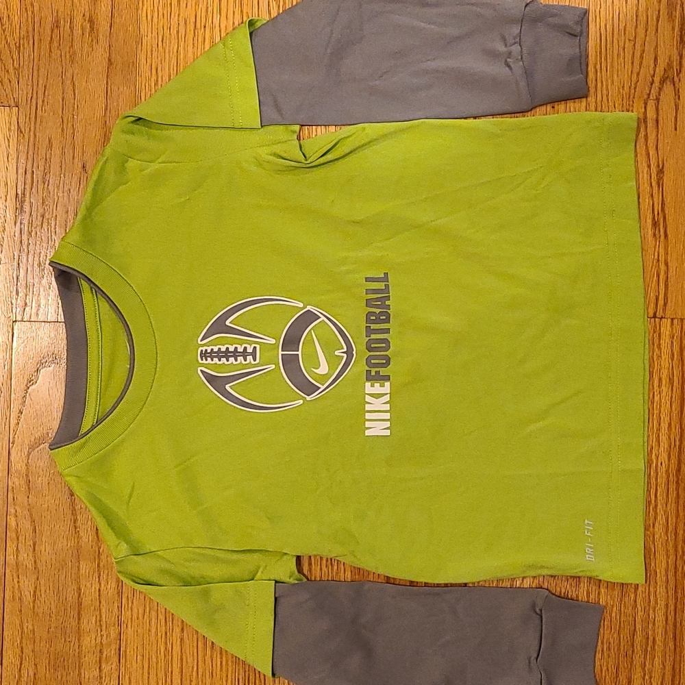 Nike Football Dri-Fit long sleeve tee, size 4